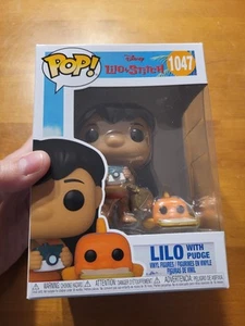 Funko Pop Disney Lilo & Stitch Lilo with Pudge the Goldfish # 1047 READ - Picture 1 of 9