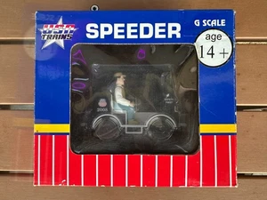 USA trains Speeder G Scale Custom Rare Union Pacific (SP Black Widow Ventura) - Picture 1 of 5