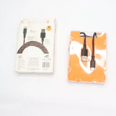 Tech and Go 6 ft. Braided Cable for USB-C to USB-A - Image 1 of 4