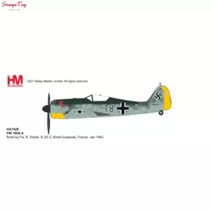 HOBBY MASTERS 1/72 FW190A-4 VOLADO POR FW.R.EISELE 8/JG 2 BREST-GUIPAVAS FRANCIA - Imagen 1 de 1