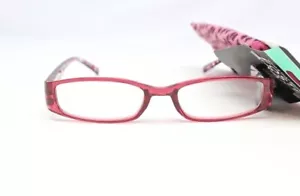 Foster Grant rosa Gepardendruck Lesebrille SIMBA BRY 51/18-136 Chs Dioptrien - Bild 1 von 6