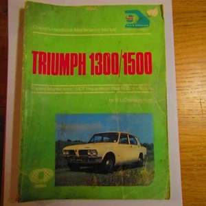 TRIUMPH 1300 1500 1965 onwards Owners Handbook Maintenance HAYNES Manual - Picture 1 of 1