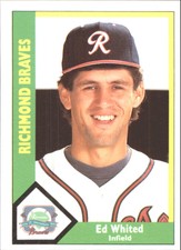 1990 Richmond Braves CMC #17 Ed Whited