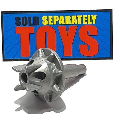 Vtg Micronauts Andromeda HUBCAP connector original horse gray accessory part - Image 1 of 4