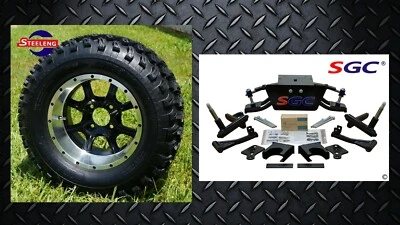 Club Car DS Golf Cart 6" A-Arm Lift Kit + 12" Wheels and 23" Tires (1982-2003) Foto 1 de 4