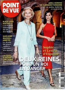Point De Vue N°3751 8 Au 14 Juil 2020 Sophie Et Letizia D'Espagne Deux Rein - Foto 1 di 1