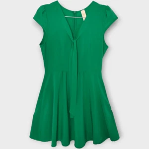 Lulus Womens Dress Sz Medium Kelly Green Mini Coquette Cottagecore Fairycore - Picture 1 of 11