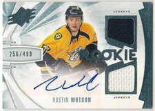 Austin Watson 13-14 Upper Deck SPx Rookie Dual Jersey & Autograph Signature /499