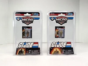 Lote de 2 microfiguras de acción más pequeñas del mundo G.I. Joe Duke & Roadblock - Imagen 1 de 15