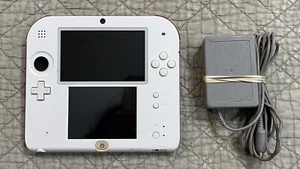 Nintendo 2DS Launch Edition 4GB White & Red Handheld System - Picture 1 of 10