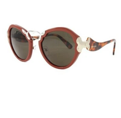 Prada оранжевый и зеленый двойной мост очки 100% подлинный - Изображение 1 из 3