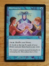 1x MTG Magic The Gathering Soothsaying [Mercadian Masques] Trading Card