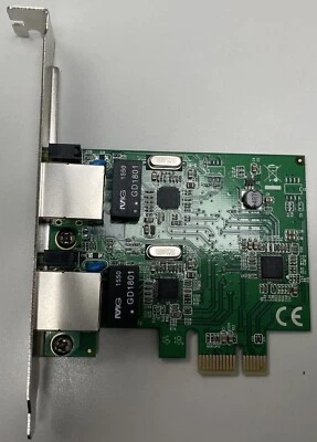StarTech ST1000SPEXD4 Dual-Port Gigabit PCIe Network Card – Realtek RTL8111E - Image 1 of 4