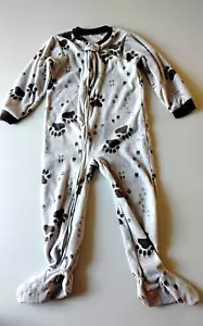 Pijama polar con patas gris marrón talla 3T CARTER'S para niños - Imagen 1 de 5
