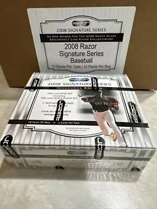 2008 RAZOR SIGNATURE SERIES MLB BASEBALL HOBBY BOX BUSTER POSEY? AUTO NEW SEALED - Picture 1 of 5