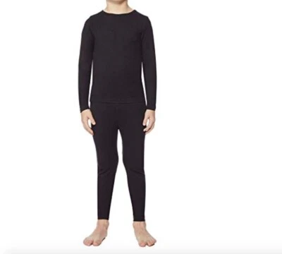Champion Dou Dry Baselayer Niñas Crew and Pant Set Absorbe Humedad Secado Rápido Foto 1 de 4