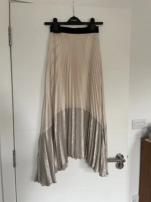 coast pleated mink/creme skirt size 6 - Image 1 of 4