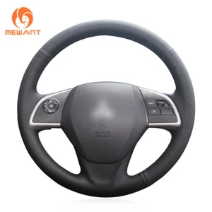 DIY Artificial Leather Steering Wheel Cover for Mitsubishi Outlander Mirage ASX - Imagen 1 de 9