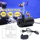 Mini submersible water pump with USB cable 1m length mute operation 5V J0T3
