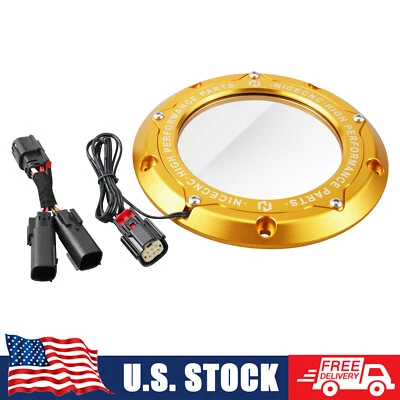 Faixa de LED transparente NICECNC para Harley Road Glide FLTRX/FLTRXS 2016-2023 Derby Cover - Imagem 1 de 4