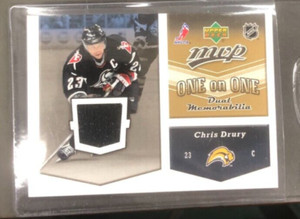 2006-07 Upper Deck MVP One on One Dual Jerseys Alex Kovalev Chris Drury