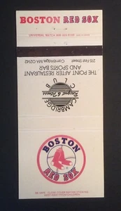 Boston Red Sox 1990 Season Matchbook Schedule Cambridge Club VTG MLB Baseball - Picture 1 of 3