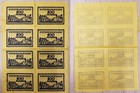  1921 Notgeld  8x100 Mark Seide gelb Stadtsparkasse Bielefeld  59803