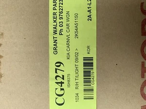 NEW GENUINE KIA CARNIVAL/GRAND CARNIVAL 2001 RIGHT TAIL LIGHT 2K54A51150 - Picture 1 of 5