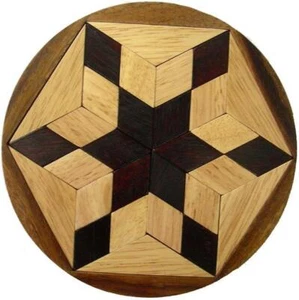 Pento Star - Rompicapo puzzle in legno - Foto 1 di 4