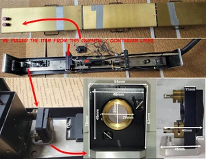 Dispositivo de montaje de 3 tornillos cinemático continuo Quantel/Continuum con lente óptica láser (final) - Imagen 1 de 20