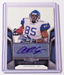 2010 Topps Unrivaled Rookie Autograph Anthony McCoy /780 Seahawks USC Redskins - Picture 1 of 1