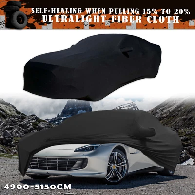 Satin Soft Stretch Indoor Car Cover Scratch Dustproof for Ferrari GTC4Lusso Foto 1 de 4