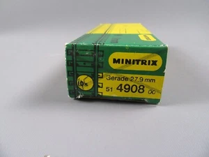 A750 Vintage Trix Mangold 4908 Germany Lot 10 Half Right N 1:160 + Box - Picture 1 of 11