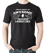 Firefighter T-Shirt Funny Gift For Firefighter Awesome Firefighter Tee Shirt