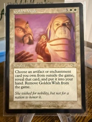 MTG Magic the Gathering Judgment Golden Wish  - Image 1 of 2
