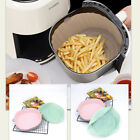 18cm Air Fryer Silicone Pot Air Fryer Basket Liner Non-Stick Oven Baking .N8