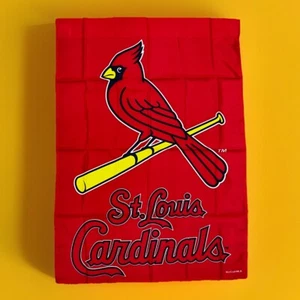St. Louis Cardinals 28"x40" Single Faced 3" Pole Sleeve Polyester Banner Flag - Picture 1 of 6