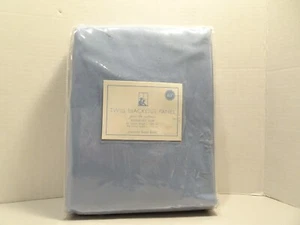 NEW Pottery Barn kids Twill Black out panel Curtain 44 x 63 Light Blue - Picture 1 of 5