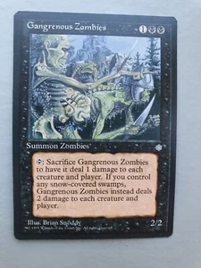 Gangrenous Zombies, MTG Ice Age (1995) Common Black Creature NM - Bild 1 von 2