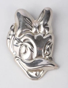 Spilla vintage messicana argento sterling 925 TA-97 margherita anatra gnomo spilla ciondolo - Foto 1 di 8