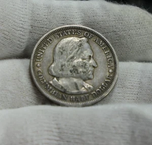 1893 US Columbian Expo Commemorative 50c XF+ - Picture 1 of 2