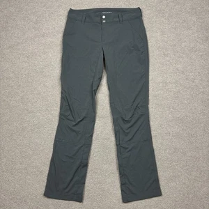 Columbia Women's Pants Size 8 Gray Lightweight Hybrid Chino Khaki Outdoor Hiking - Picture 1 of 5