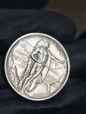 Moeda linda comemorativa 1926 S US Oregon Trail meia 50c #K4 sem reserva - Imagem 1 de 4