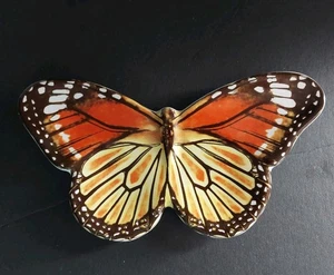 Juliska Monarch Viceroy Butterfly Trinket Dish Tray Spoon Rest Field Of Flowers - Picture 1 of 5