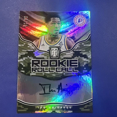 2017-18 Totally Certified IKE ANIGBOGU Camo Rookie Auto  #'d 5 /25 - Image 1 of 4