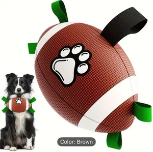 Durable rubber dog football - Includes Pump - Picture 1 of 4