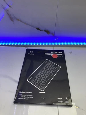 Fintie Ultrathin Wireless Keyboard Made for Android Tablet PC - EB00042-A J-23 - Image 1 of 2