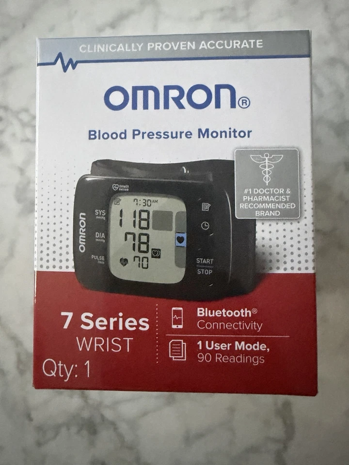 Omron BP6350 7 Series Wireless Wrist Blood Pressure Monitor. Brand New In Box! - Image 1 of 1