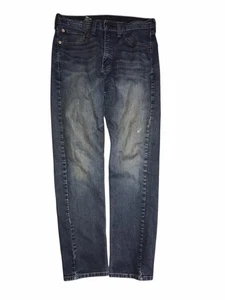 Jeans Levi's 505 uomo 31x32 regular fit gamba dritta blu lavaggio scuro C73 - Foto 1 di 6