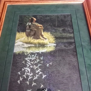 LET MY SPIRIT SOAR by Bev Doolittle- Matted & Framed 18.5" X 14.5" - Picture 1 of 5